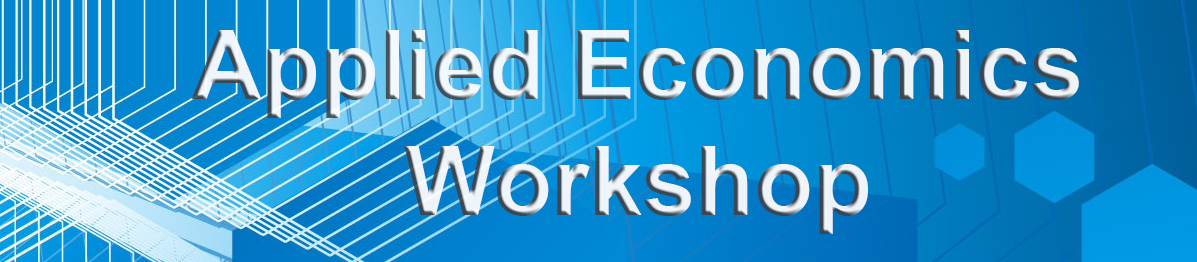 Applied Economics  Workshop 